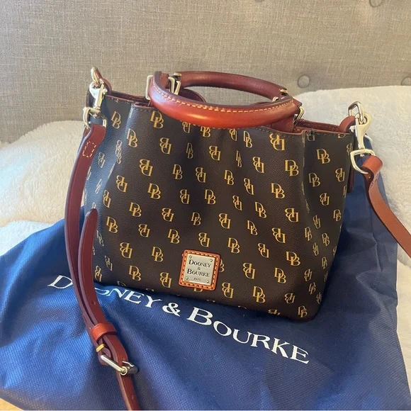 Dooney & Bourke Gretta Mini Barlow in Brown Tmoro - Picture 3 of 15